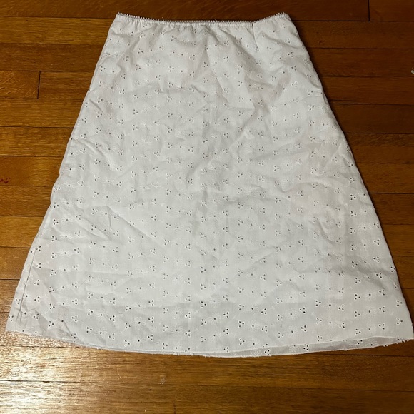 Dresses & Skirts - White eyelet skirt